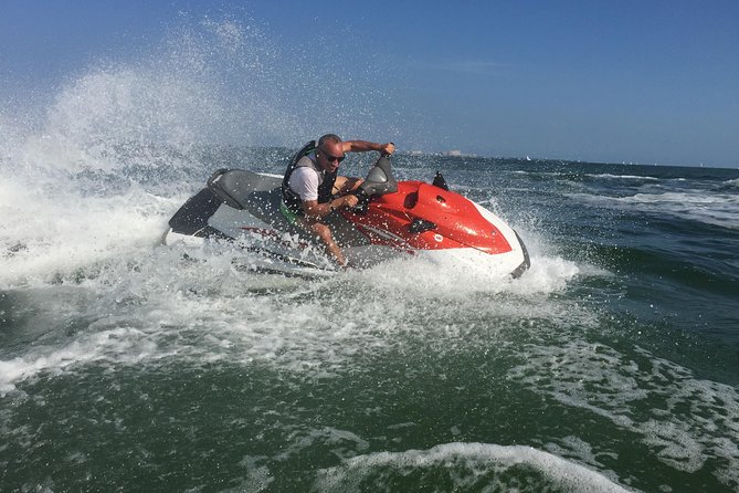 1.5 Hour (20 miles) Waverunner Tour. See Mangrove Tunnels, 20 Islands & SandBar - Getting comfortable on the Yamaha WaveRunner