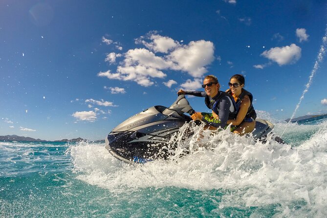 1-Hour Guided Jet Ski Tour in St. Thomas from Frenchman's Reef - The ride toward Hassel Island