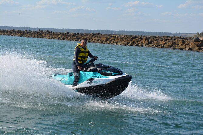 1 Hour Jet Ski Experience in Isla Canela - Following the La Canela channel toward the Guadiana