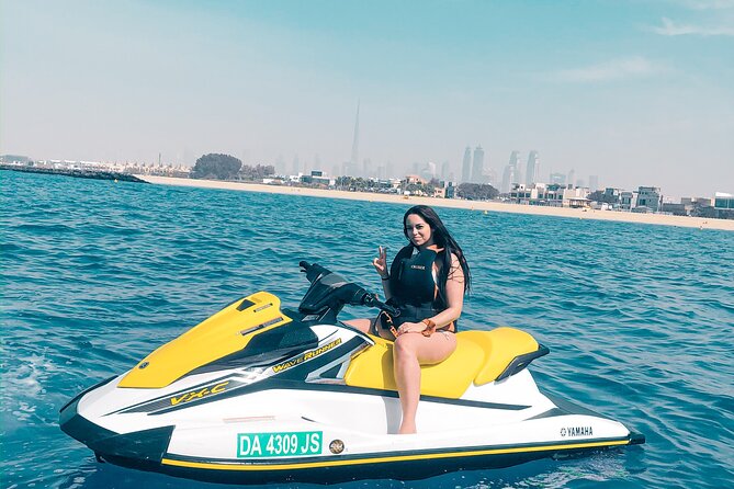 1-Hour Jet Ski Tour – Burj Al Arab, Atlantis, & Dubai Skyline - Burj Al Arab from the water
