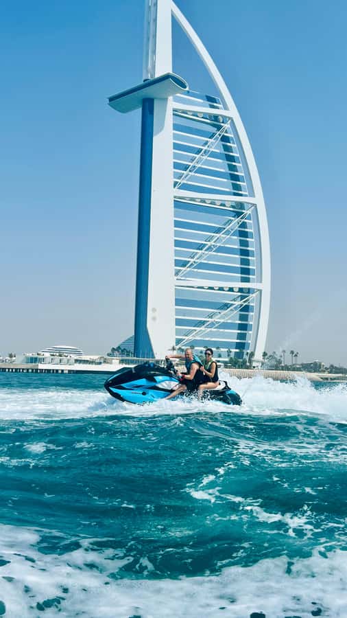 1-Hour Royal Atlantis Jet Ski Tour - Riding Past Jumeirah Beach Residence