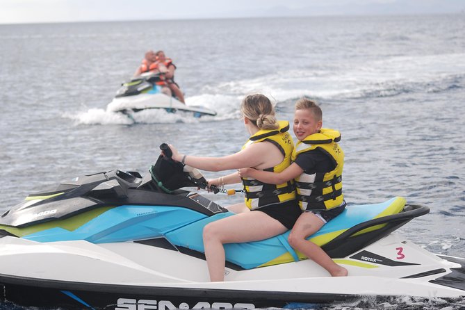 120 min Jet Ski South Route - Papagayo and the 15-minute swim