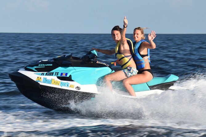1hr Jet Ski with Miami Watersports (all Fees included) - The Miami skyline view