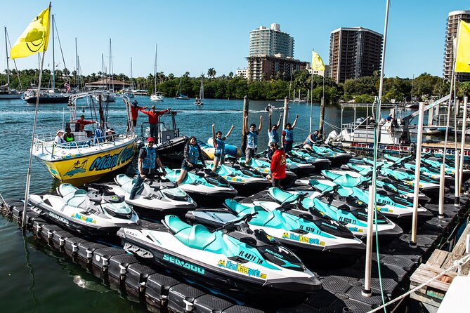 1hr Jet Ski with Miami Watersports (all Fees included) - Riding out across Biscayne Bay