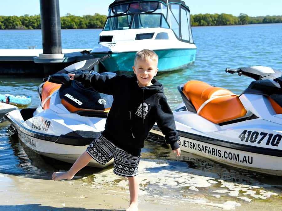 2.5-Hour Ultimate Jet Ski Safari to North Stradbroke Island - Wildlife, scenery and what you may see