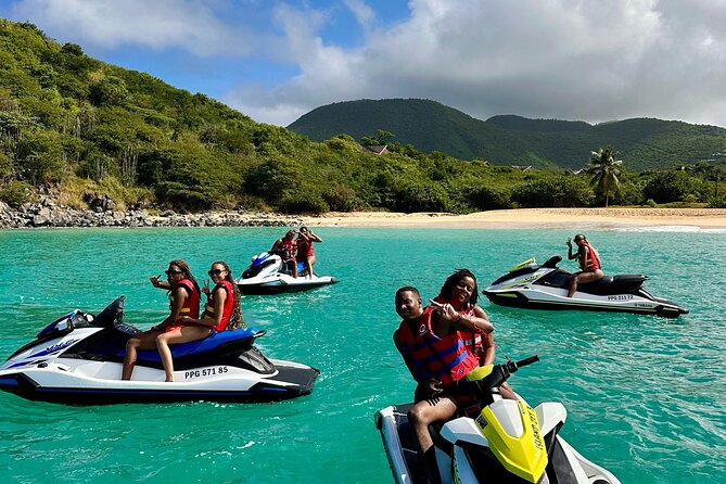 2 Hours Private Jet Ski Tour in Saint Martin with free passenger - Happy Bay and Friar’s Bay