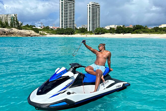 2 Hours Private Jet Ski Tour in Saint Martin with free passenger - Baie Rouge and Baie Longue
