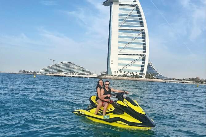 20-Minute Private Dubai Jet Ski Ride - Riding toward the Burj Al Arab