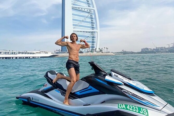 30mins Burj Al Arab Jetski Tour - Jumeirah’s coastline, Jumeirah Beach Hotel, and Kite Beach