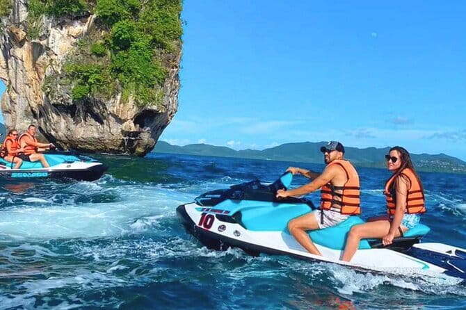 4 Hours and 50km Jet Ski Tour to 6 Phuket Islands - Khai Nok for snorkeling and a beach break