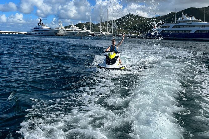 90 min St. Martin Jet ski Terre Basse tour - A fast, open-water look at St. Martin