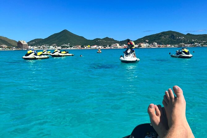 90 min St. Martin Jet ski Terre Basse tour - First-time riders and nervous passengers