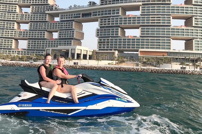 90 Minutes Dubai Palm Jumeirah Jetski Tour - Atlantis The Royal and the Palm shoreline