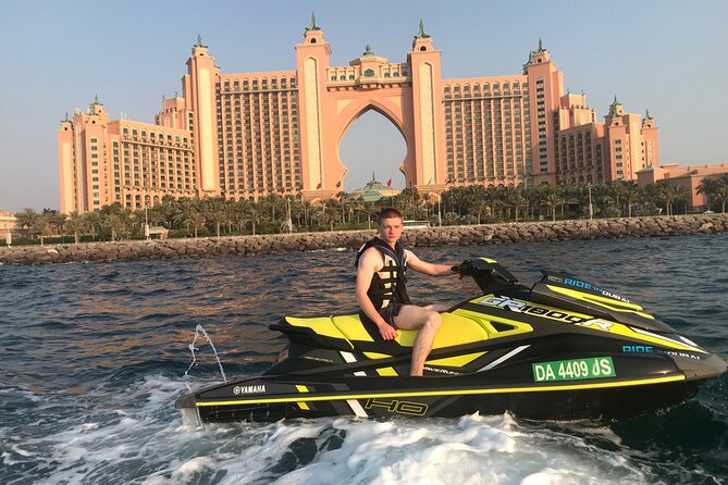 90 Minutes Dubai Palm Jumeirah Jetski Tour - Palm Jumeirah from the water
