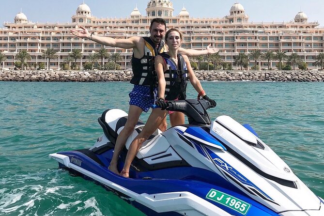 90 Minutes Dubai Palm Jumeirah Jetski Tour - One jetski for two people