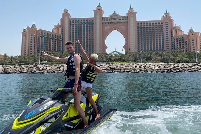 90 Minutes Dubai Palm Jumeirah Jetski Tour - First landmark: the Burj Al Arab
