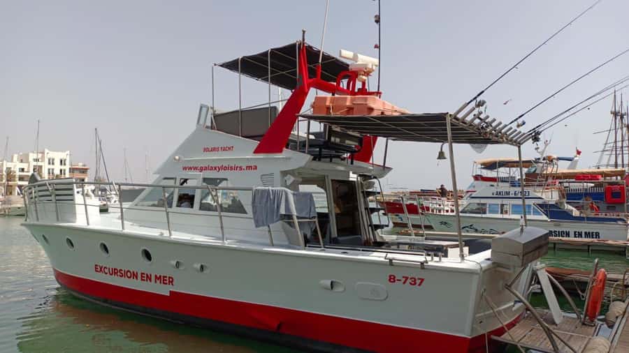 Agadir: Boat Tour with Lunch, Fishing & Jetski - Swimming from the boat