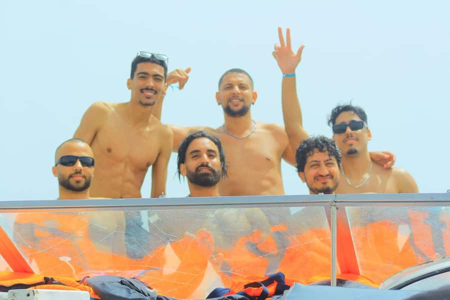 Agadir: Boat Tour with Lunch, Fishing & Jetski - Fishing with help from the crew