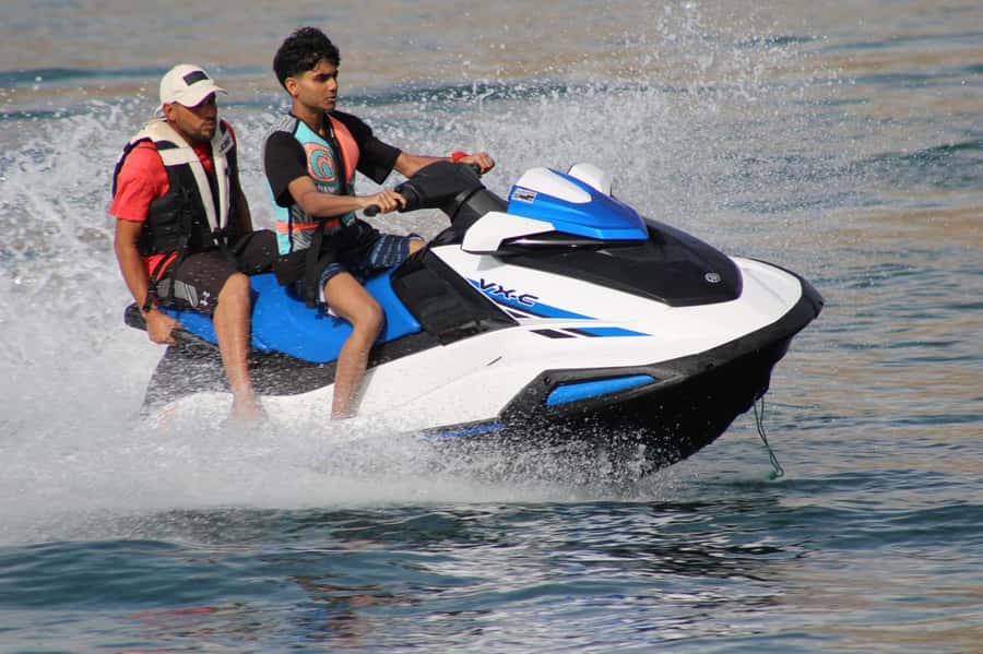 Agadir: Jet Ski Expereince with Hotel Transfers - Riding a 110-horsepower Sea-Doo across Agadir Bay
