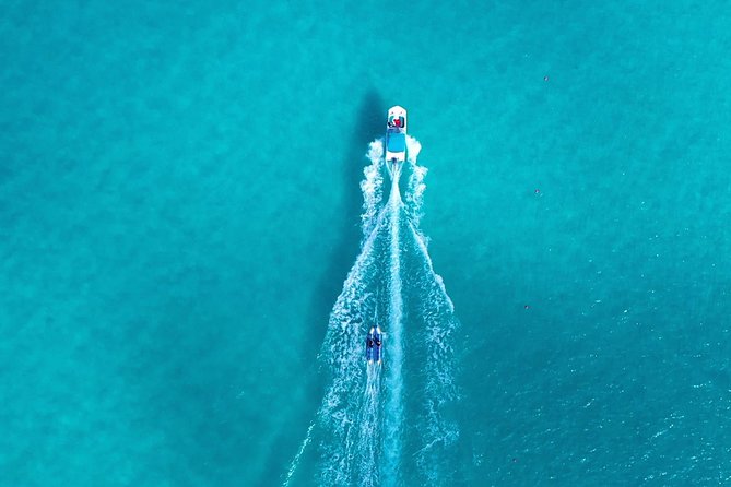 Bahamas Watersports Adventure: Parasail, Jet Ski, Banana Boat - Parasailing above Cabbage Beach