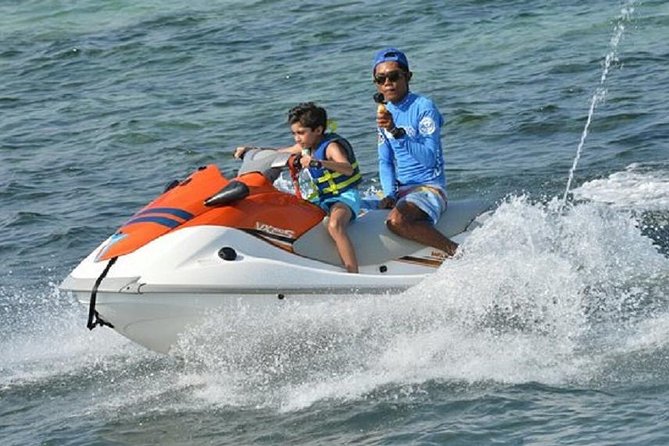 Bali Parasailing Adventure,Banana Boat,Jet Ski and Donut Boat with Transfers - Parasailing above Tanjung Benoa