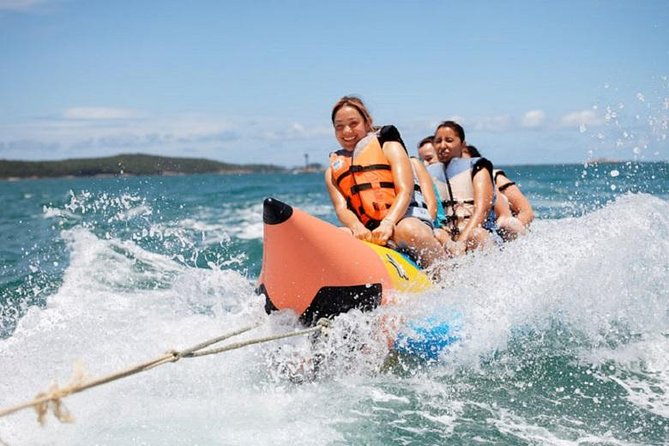 Bali Parasailing Adventure,Banana Boat,Jet Ski and Donut Boat with Transfers - Banana boat and donut boat thrills