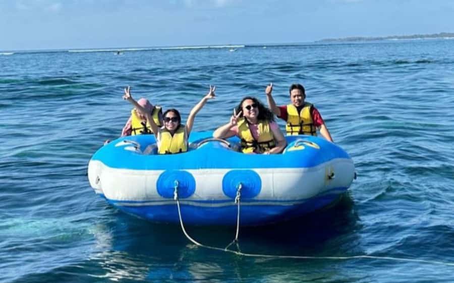 Bali: Watersport Rolling Donut Parasailing Jetski Exclusive - The rolling donut ride: fast, wet, and good for a laugh