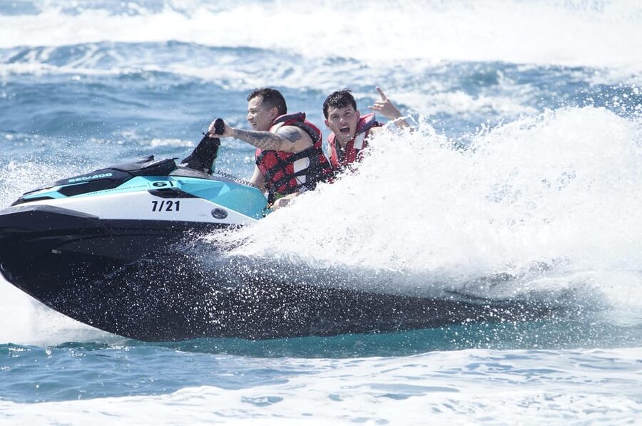 Barcelona: Jet Ski Rental (No License Needed) - What riding with a passenger is like