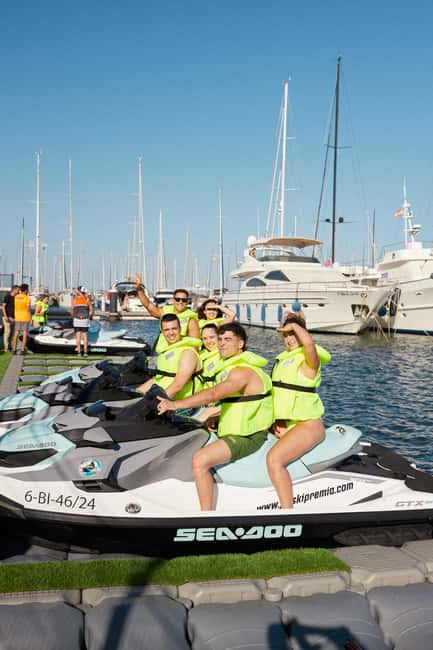 Barcelona: Jet ski rental without a license - What the instruction is really worth