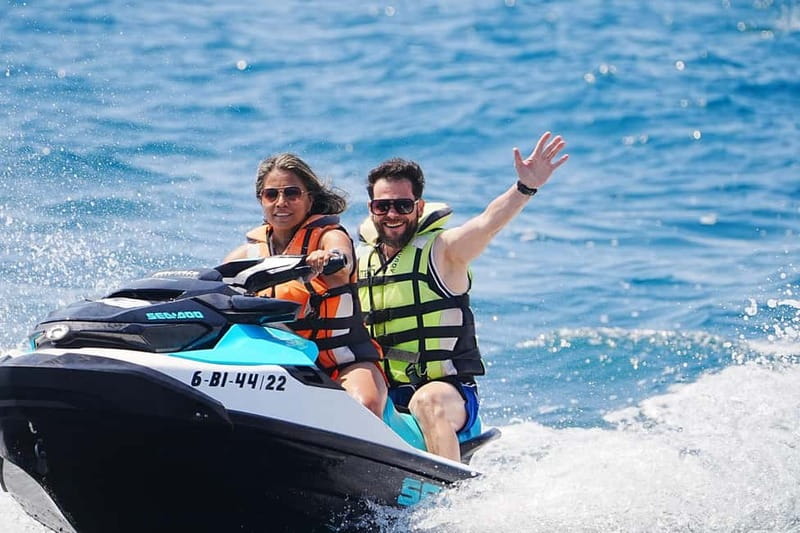 Barcelona: Jet Ski Ride 1 or 2 People w/ Instructor Included - Sharing one jet ski with a companion