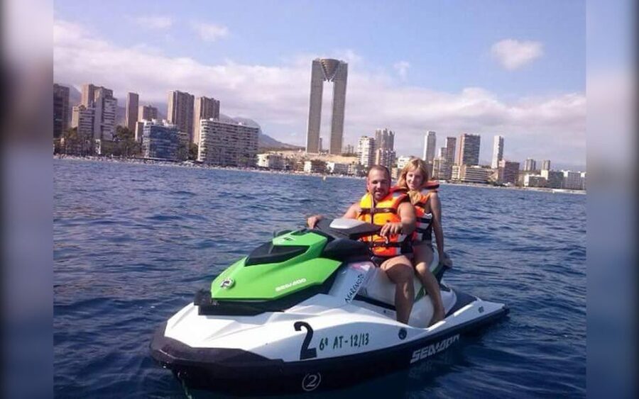 Benidorm: Jet Ski Tour with Instructor - Riding out from Playa de Levante