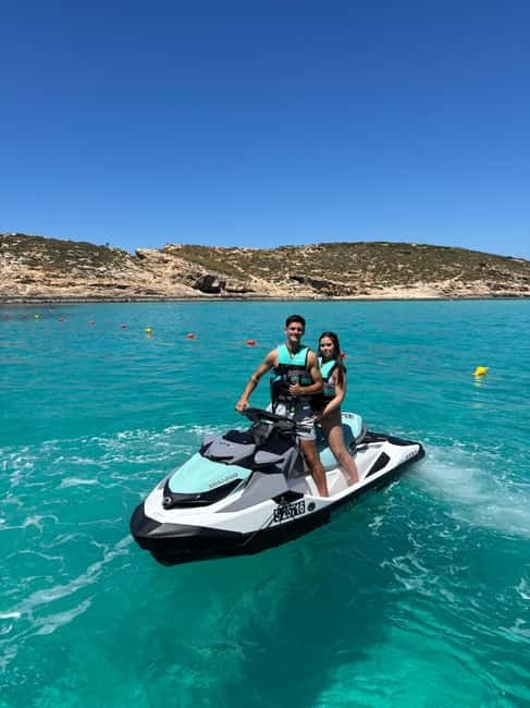 Blue Lagoon & Crystal Lagoon Jet Ski Tour with Photos - Racing toward Comino’s Blue Lagoon