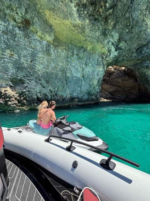 Blue Lagoon & Crystal Lagoon Jet Ski Tour with Photos - Sharing a jet ski with one other person