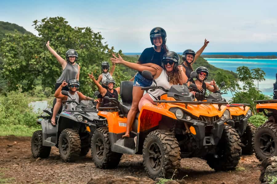 Bora Bora: Combo ATV & Jet Ski Day Trip with Polynesian BBQ - One day, two very different sides of Bora Bora