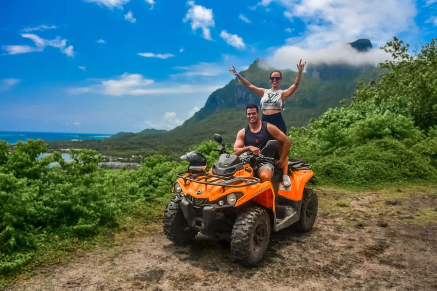 Bora Bora: Combo ATV & Jet Ski Day Trip with Polynesian BBQ - Noon on the lagoon: a jet ski tour with room to stop