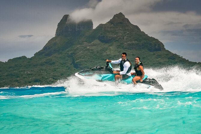 Bora Bora Island Tour By JET SKI - Crossing Bora Bora’s open lagoon