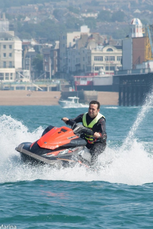 Brighton: Jetski Ride - Learning the Seadoo GTI 130 controls