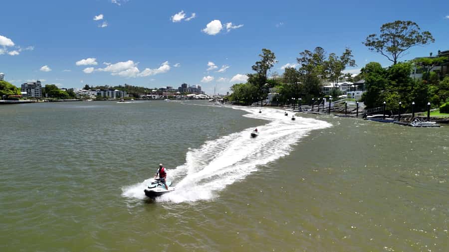 Brisbane River Jet Ski Tour - A city tour with a throttle