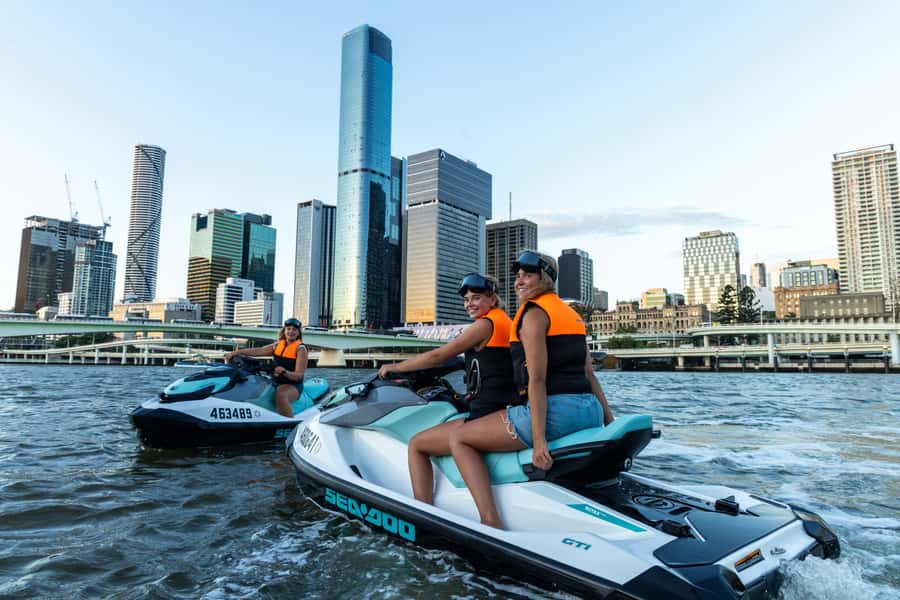 Brisbane: Sunset Jetski Tour on the Brisbane River - Riding along Brisbane City