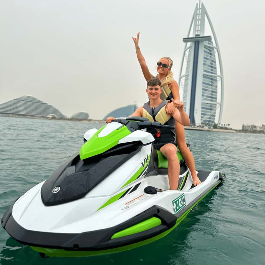Burj Al Arab View: Thrilling 30-Minute Jet Ski Tour in Dubai - Choosing a jet ski and sharing with a second rider