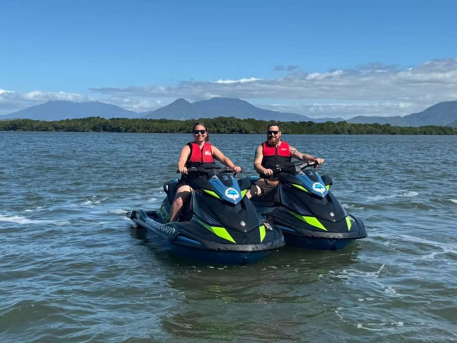 Cairns: Guided Jetski Tour 30 or 60 min - Leaving B Finger for Trinity Inlet