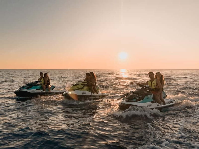 Cala d'Or | Jet Ski Sunset Tour 1h15 along southeast coast. - Cala Mitjana and Cala Sa Nau by water