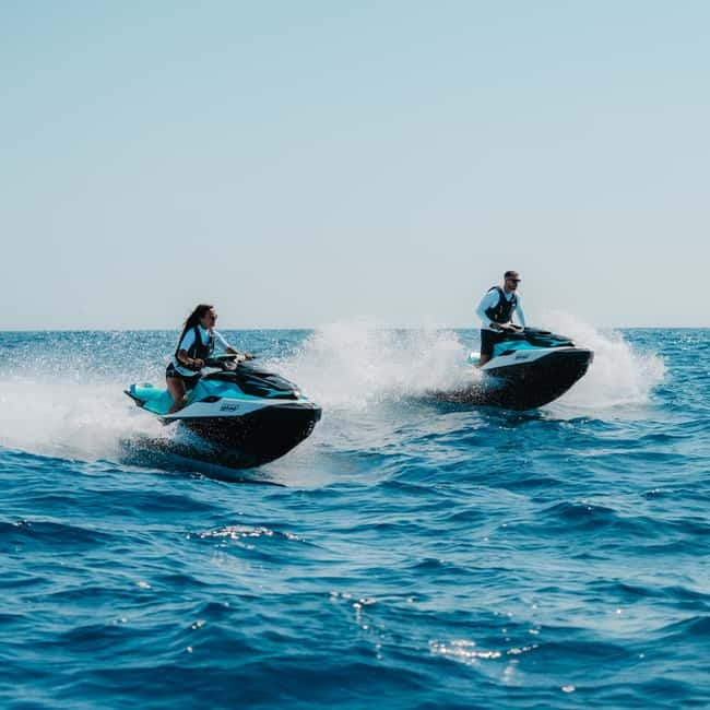 Cala d'Or | Jet Ski Tour 1 hour along southeast coast. - Riding past Cala Esmeralda and Cala Serena