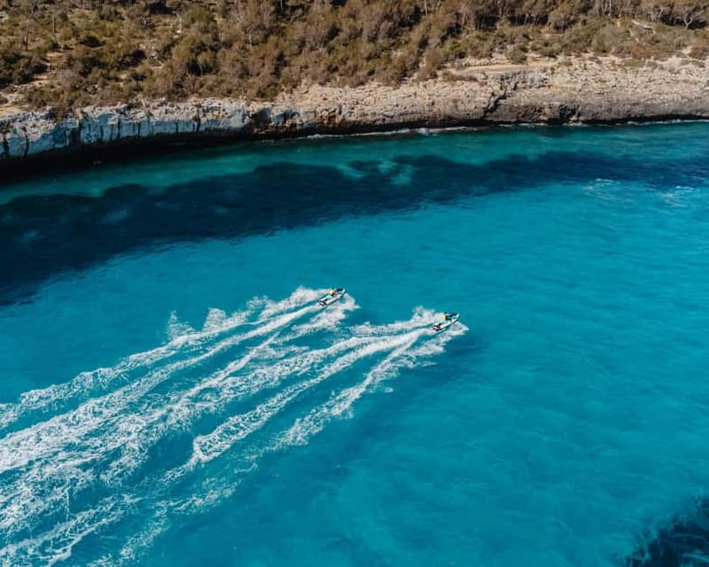 Cala d'Or | Jet Ski Tour 30 min along southeast coast. - Leaving Cala dOr Marina on a Sea-Doo GTX 130
