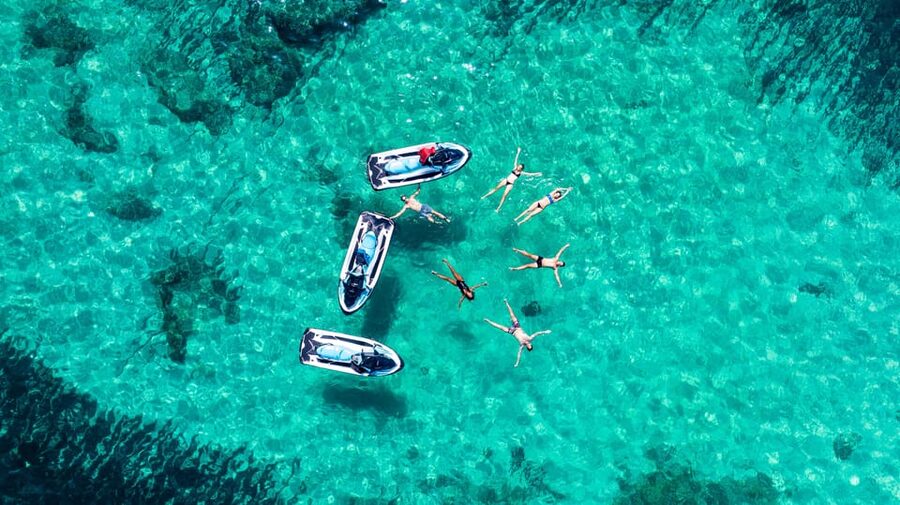 Calanova: Doble Jet Ski excursion with guide - Who will get the most from this activity
