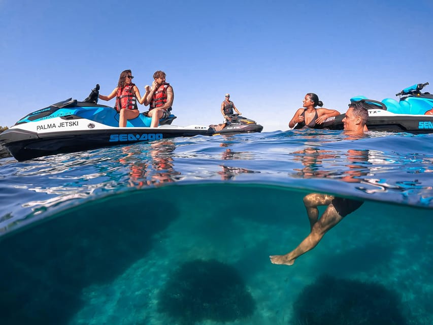 Calanova: Individual Jet Ski excursion with guide - Leaving Port Calanova for a fast coastal ride