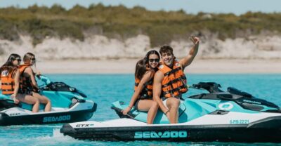 Can Picafort: Guided Playa de Muro Jet Ski Tour with Photos
