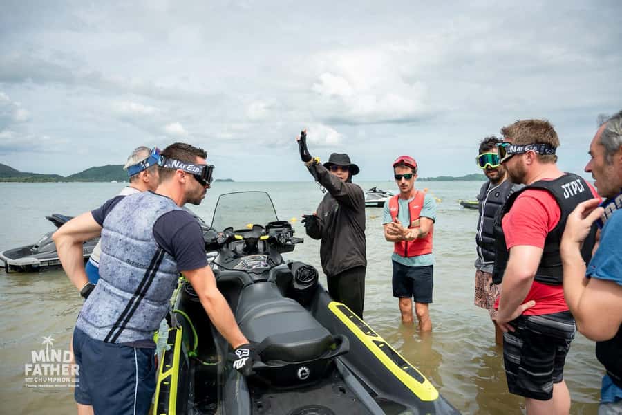 Chumphon: Jet Ski Adventure with Island Trip Option - Choosing between a beach ride and an island trip