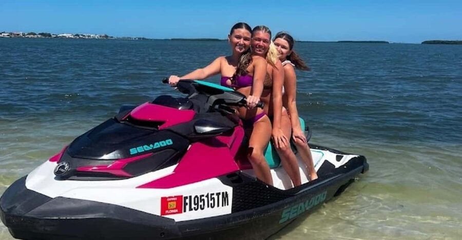 Clearwater: Dolphin Jet Ski Tour - 1 SKI FOR UP TO 3 PEOPLE - What the two-hour route feels like