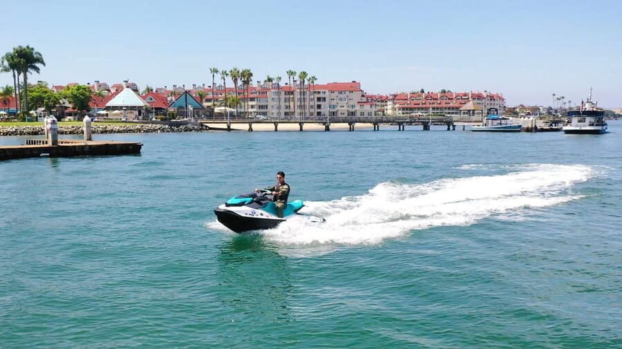 Coronado: San Diego Bay Jetski Rental - Starting at the Coronado ferry pier